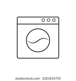 Washing Machine Icon. Laundry, Home Appliances Symbol.