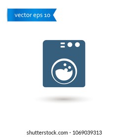 washing machine. washing machine icon. sign design. Vector EPS 10.