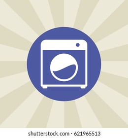 washing machine icon. sign design. background