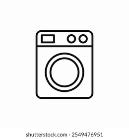 Waschmaschine, Symbol, Vektor