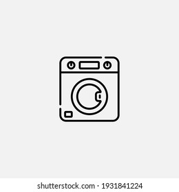 Washing machine icon sign vector,Symbol, logo illustration for web and mobile