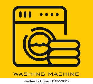 Washing Machine icon signs