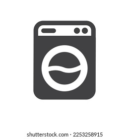 washing machine icon solid style