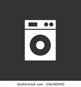 Washing Machine icon, stock vector, eps10.