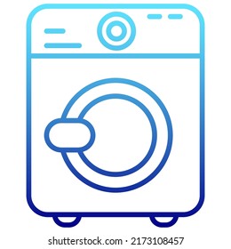 icono de la lavadora con fondo transparente