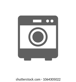 Washing machine icon in trendy flat style isolated on white background. Symbol for your web site design, logo, app, UI. Vector illustration, EPS