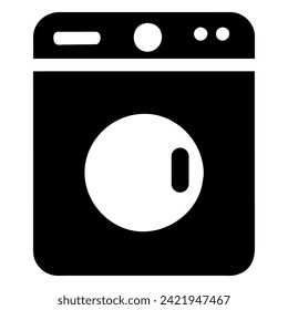 washing machine icon in trendy flat style  vector icon