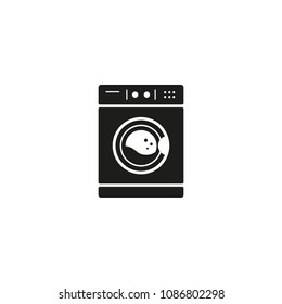 Washing machine icon. Vector