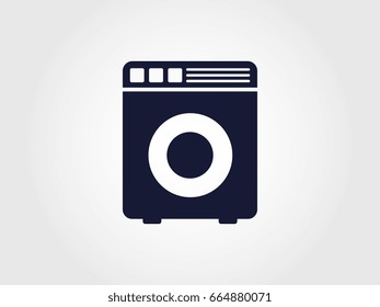 washing machine icon vector