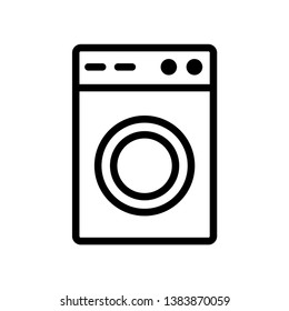 Washing machine icon vector design template