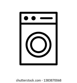 Washing machine icon vector design template