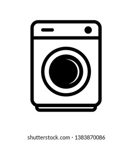 Washing machine icon vector design template
