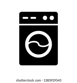 Washing machine icon vector design template