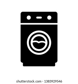 Washing machine icon vector design template