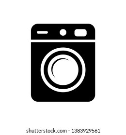 Washing machine icon vector design template