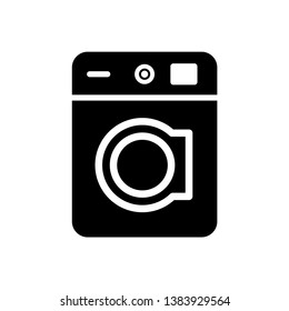 Washing machine icon vector design template