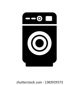 Washing machine icon vector design template