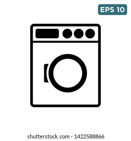 washing machine icon vector design template