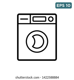 washing machine icon vector design template