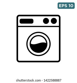 washing machine icon vector design template