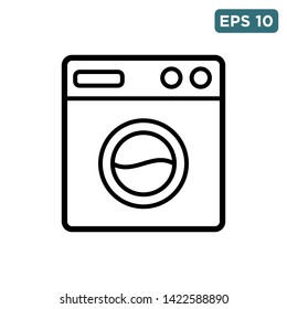 washing machine icon vector design template