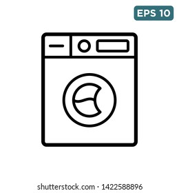 washing machine icon vector design template