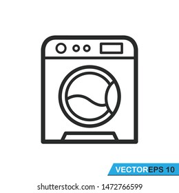 washing machine icon vector design template