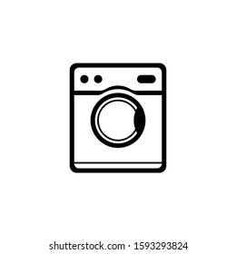 Washing Machine Icon Vector Design Template 001