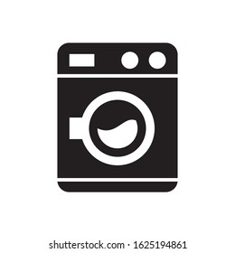Washing machine icon vector design template