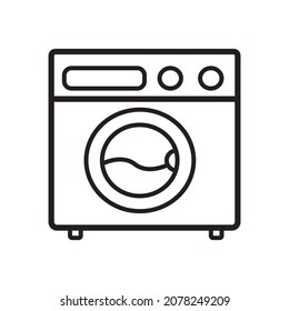 washing machine icon vector design template