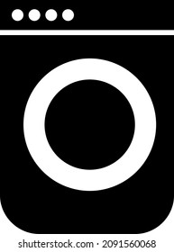 icono de la lavadora. diseño vectorial de lavadora.eps