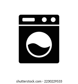 washing machine icon vector design template in white background