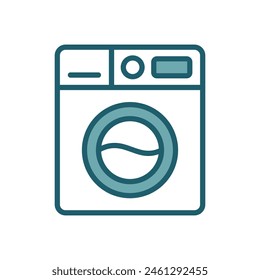 washing machine icon vector design template simple and clean