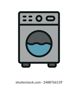 Washing machine icon vector design templates simple and modern