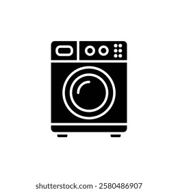 Washing machine icon vector design templates simple and modern concept graphic