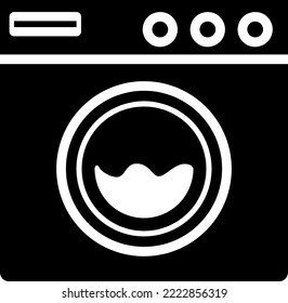 Washing machine icon vector. Electric appliances symbol..eps