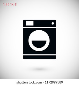 Washing machine icon, Vector EPS 10 illustration style