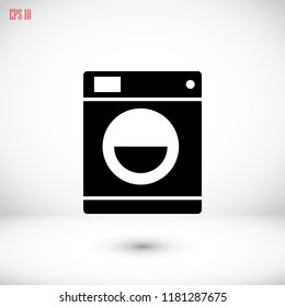 Washing machine icon, 

Vector EPS 10 illustration style