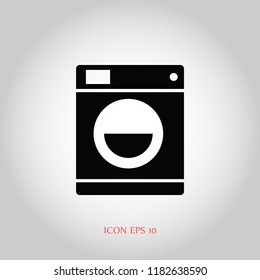 Washing machine icon, Vector EPS 10 illustration style