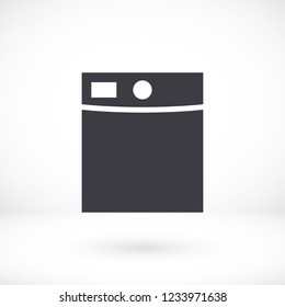 Washing machine icon. Vector  Eps 10 