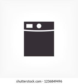 Washing machine icon. Vector  Eps 10 