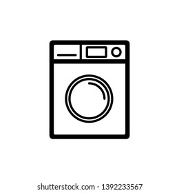 Washing machine Icon Vector illustration. - Vector