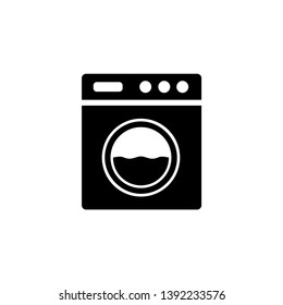 Washing machine Icon Vector illustration. - Vector