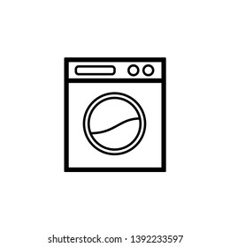 Washing machine Icon Vector illustration. - Vector