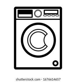 washing machine icon vector illustration sign design