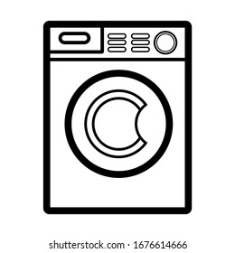 Waschmaschinensymbol Vektorillustration Illustration Design