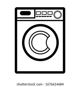 washing machine icon vector illustration sign design