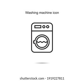 Washing machine icon vector illustration graphic on background