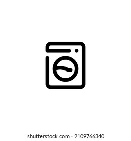 Washing machine icon vector illustration Washing machine icon sign vector,Symbol, logo illustration for web and mobile