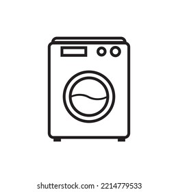 washing machine icon vector illustration symbol design